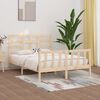 vidaXL Cadre de lit sans matelas 160x200 cm bois massif de pin