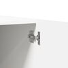 vidaXL Garde-robe Blanc 80x52x180 cm Bois d&rsquo;ing&eacute;nierie