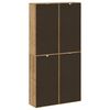 vidaXL Armoires latérales 4 pcs ODDA 40x24x79 cm bois massif pin