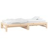 vidaXL Lit coulissant sans matelas 2x(80x200) cm Bois de pin massif