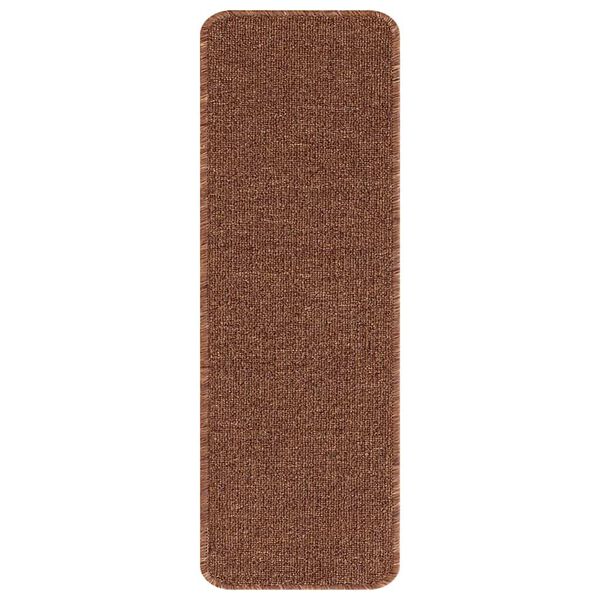 vidaXL Tapis Antid&eacute;rapants pour Escaliers 15 pcs Jaune 60 x 25 cm PP