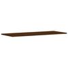 vidaXL &Eacute;tag&egrave;res murales 4pcs ch&ecirc;ne marron 100x40x1,5cm bois ing&eacute;nierie
