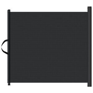 vidaXL Porte rétractable pour animaux de compagnie noir 102,5x125 cm