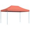 vidaXL Tente r&eacute;ception pliable escamotable terre cuite 440x292x315 cm