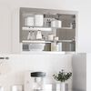 vidaXL Armoire murale de cuisine avec &eacute;tag&egrave;res acier inoxydable