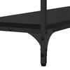 vidaXL Table console Ch&ecirc;ne noir 100 x 30 x 75 cm Bois d'ing&eacute;nierie