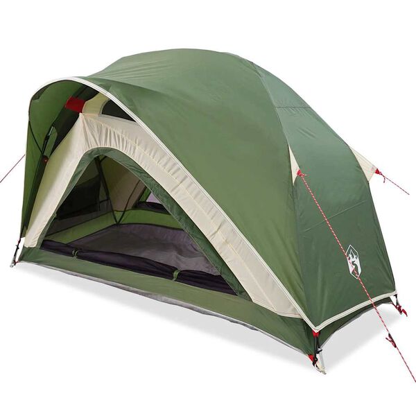 vidaXL Tente de camping 1 personne vert imperméable