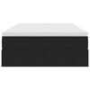 vidaXL Lit avec rangement et matelas Noir 120 x 190 cm Velours