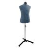 vidaXL Forme de robe ajustable homme Bleu 37,5-45,5 pouces Tissu