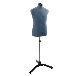 vidaXL Forme de robe ajustable homme Bleu 37,5-45,5 pouces Tissu