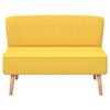 vidaXL Canap&eacute; 117x55,5x77 cm Tissu Jaune