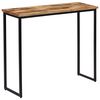 vidaXL Table console Teck recycl&eacute; massif 90 x 30 x 76 cm