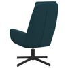 vidaXL Chaise de relaxation Bleu Velours