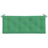 vidaXL Coussin de banc de jardin vert 120x50x7 cm tissu oxford