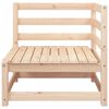 vidaXL Salon de jardin 2 pcs avec coussins Bois de pin massif