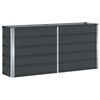 vidaXL Jardini&egrave;re Anthracite 160 x 40 x 75 cm Acier