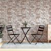 vidaXL Panneaux muraux 3D 10 pcs marron clair 100x50 cm EPS