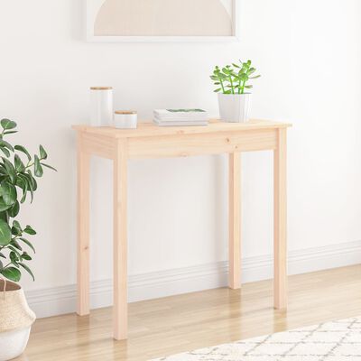 vidaXL Table console 80x40x75 cm Bois massif de pin