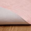 vidaXL Tapis en fausse Tafalla Rose &Oslash; 80 cm Polyester