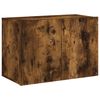 vidaXL Meuble TV mural ch&ecirc;ne fum&eacute; 60x30x41 cm