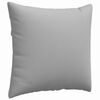 vidaXL Coussins de canap&eacute; 2 pcs Gris nuage 45 x 45 cm tissu