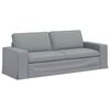 vidaXL Canap&eacute; 2 pcs Gris clair 182 x 80 x 82 cm tissu