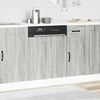 vidaXL Panneau de lave-vaisselle Kalmar sonoma gris 60x1,5x67 cm