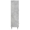 vidaXL Buffet haut gris b&eacute;ton 69,5x31x115 cm bois d'ing&eacute;nierie