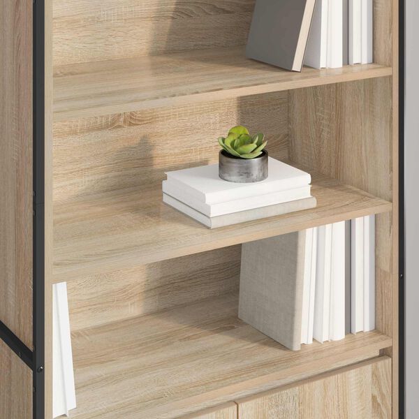 vidaXL Armoires Hautes 2 pcs Sonoma 60 x 36 x 300 cm Bois d'ing&eacute;nierie