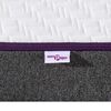vidaXL Matelas Blanc et Gris 90 x 200 cm Tissu jacquard