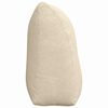 vidaXL Coussin de Dos Cr&egrave;me 100 x 24 x 50 cm tissu