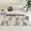 vidaXL Tapis imprim&eacute; beige 120x170 cm polyester