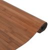 vidaXL Tapis rectangulaire marron 70x300 cm bambou