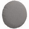 vidaXL Coussins de si&egrave;ge 2 pcs Taupe &Oslash;30 x 13 cm tissu