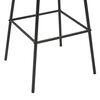 vidaXL Mobilier de bar 3 pcs Acier Noir et marron