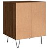 vidaXL Table de chevet ch&ecirc;ne marron 40x35x50 cm bois d&rsquo;ing&eacute;nierie