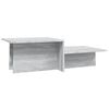 vidaXL Table basse Sonoma gris 111,5x50x33 cm Bois d'ing&eacute;nierie