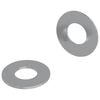 vidaXL Rondelles 2 pc Argent&eacute; 16 x 16 x 1,5 cm Fer