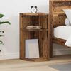 vidaXL Table d'appoint Bois ancien 29,6 x 29,6 x 60 cm