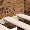 vidaXL Lit d'appoint Bois Ancien 90 x 190 cm Bois d'ing&eacute;nierie