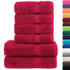 vidaXL Ensemble de serviettes de qualit&eacute; sup&eacute;rieure SOLUND 6 pcs rouge