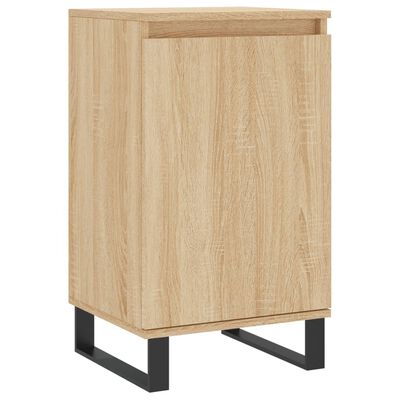 vidaXL Buffets 2 pcs chêne sonoma 40x35x70 cm bois d'ingénierie