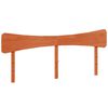 vidaXL T&ecirc;te de lit cire marron 180 cm bois massif de pin