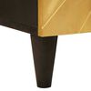 vidaXL Meuble d'appoint avec &eacute;tag&egrave;re Noir et or 90 x 33,5 x 75 cm