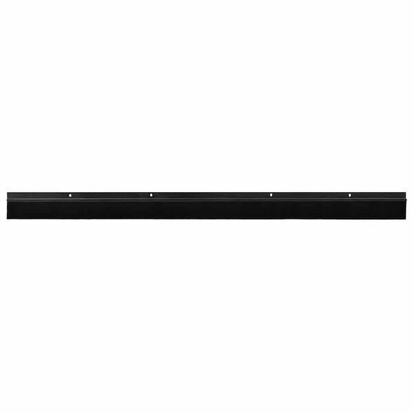 vidaXL Brosses d'&eacute;tanch&eacute;it&eacute; pour porte &agrave; visser 6 pcs Noir 100 cm