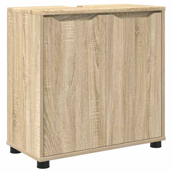 vidaXL Armoire de lavabo de salle de bain Ch&ecirc;ne Sonoma 60 x 30 x 60 cm