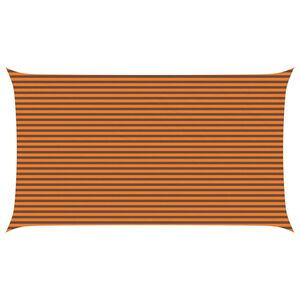 vidaXL Voile d'ombre Orange et marron 7 x 4 m 100 % polyester Oxford