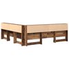 vidaXL T&ecirc;te de lit de rangement Bois Ancien 180 cm Bois d'ing&eacute;nierie