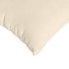 vidaXL Coussins de canap&eacute; 2 pcs Beige 60 x 60 cm tissu