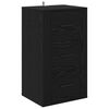 vidaXL Buffet Ch&ecirc;ne noir 40 x 33 x 70 cm Bois d'ing&eacute;nierie